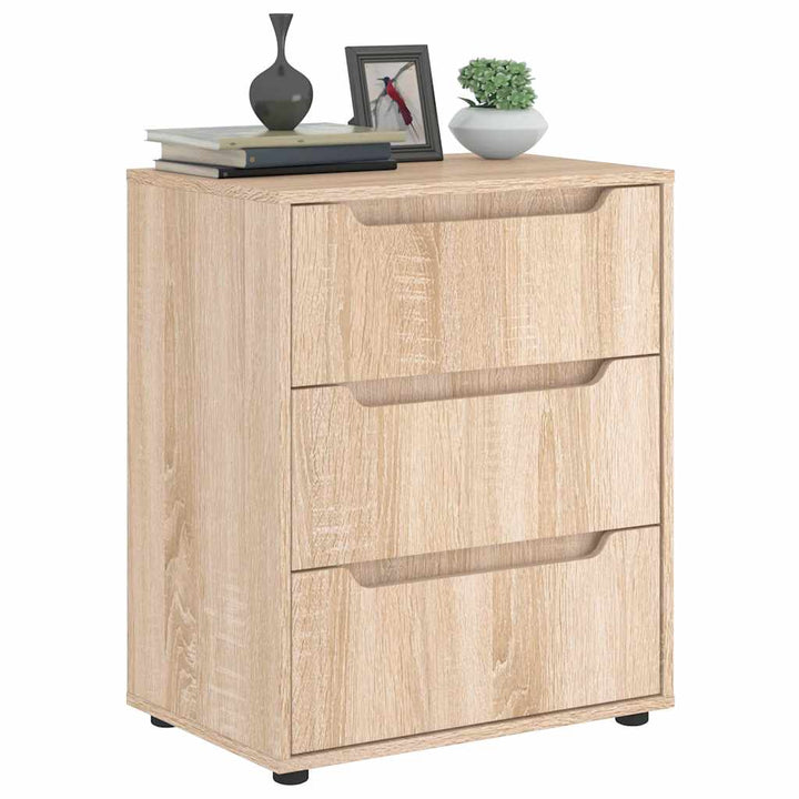 skænk VISNES 60x40x73 cm konstrueret træ sonoma-eg