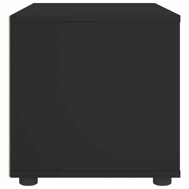tV-bord VISNES 60x40x38 cm konstrueret træ sort