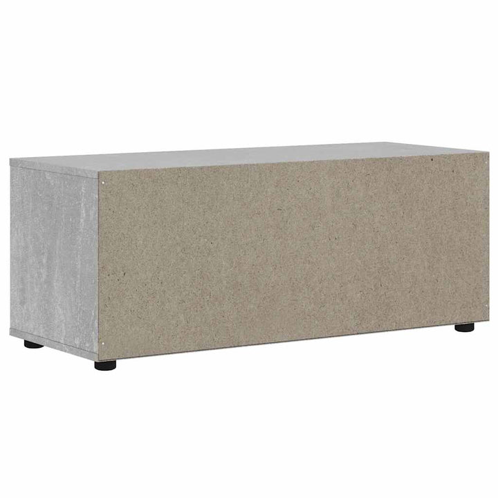 tV-bord VISNES 100x40x38 cm konstrueret træ betongrå
