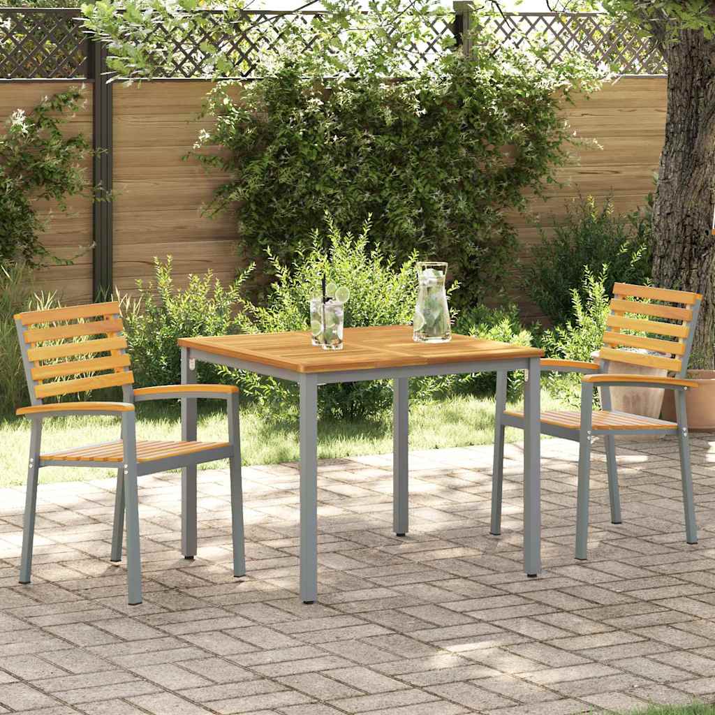 Have Stol 2 pcs Brun 56 x 57 x 87 cm Massivt Akacietræ