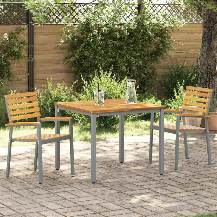 Have Stol 2 pcs Brun 56 x 57 x 87 cm Massivt Akacietræ