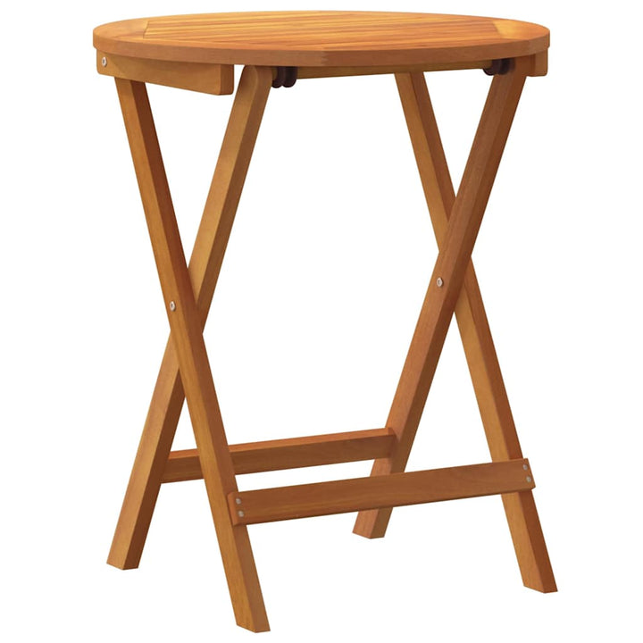 Havemøbel Bord Naturfarvet 60 x 60 x 72 cm Massivt Akacietræ