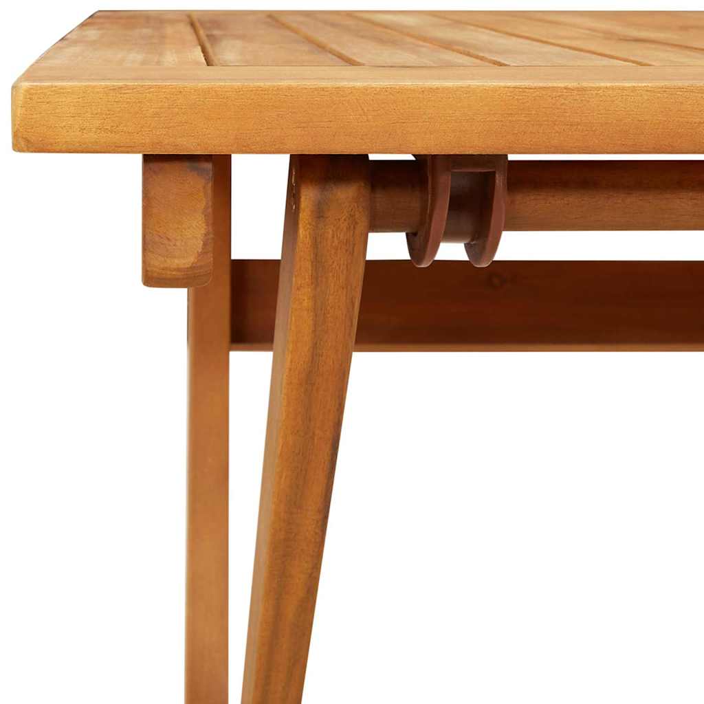 Havemøbel Bord Brun 90 x 55 x 75 cm Massivt Akacietræ