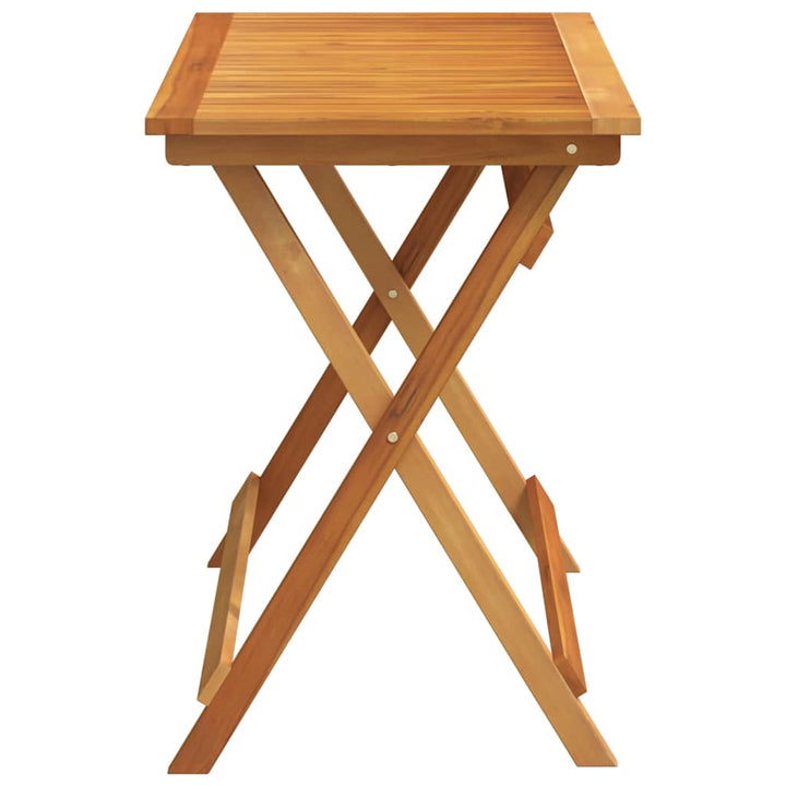 Havemøbel Bord Brun 90 x 55 x 75 cm Massivt Akacietræ