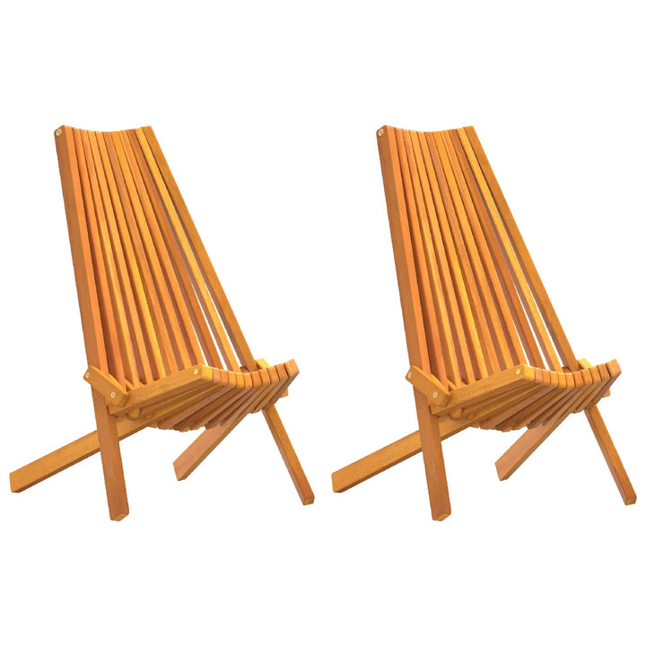 Stol 2 pcs Brun 69 x 56 x 84 cm Massivt Akacietræ