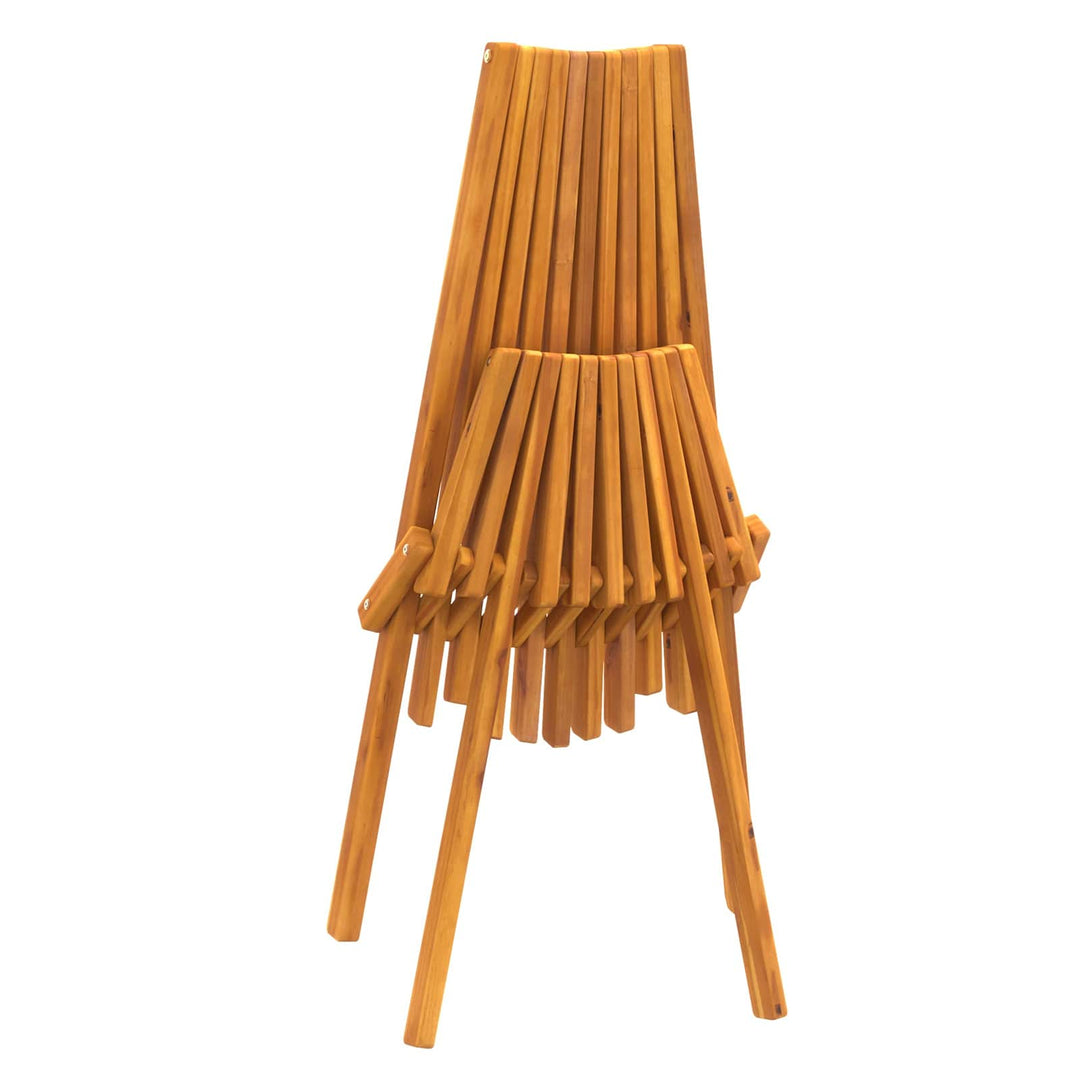 Stol 2 pcs Brun 69 x 56 x 84 cm Massivt Akacietræ