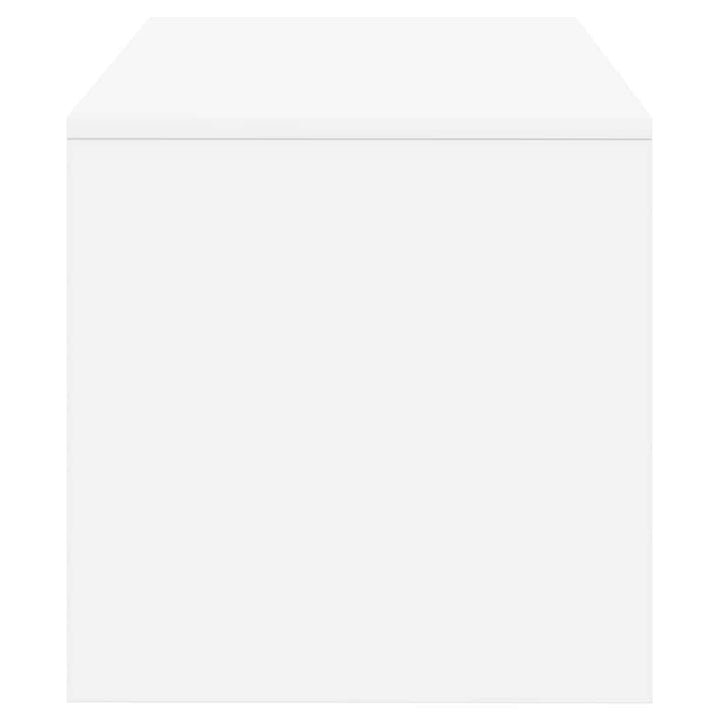 tv-bord 60x40x40 cm konstrueret træ hvid