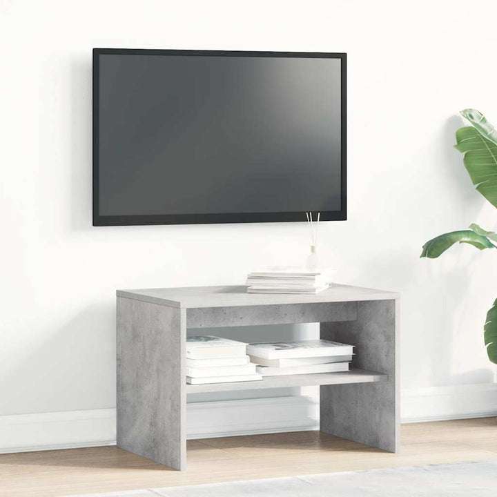 tv-bord 60x40x40 cm konstrueret træ betongrå