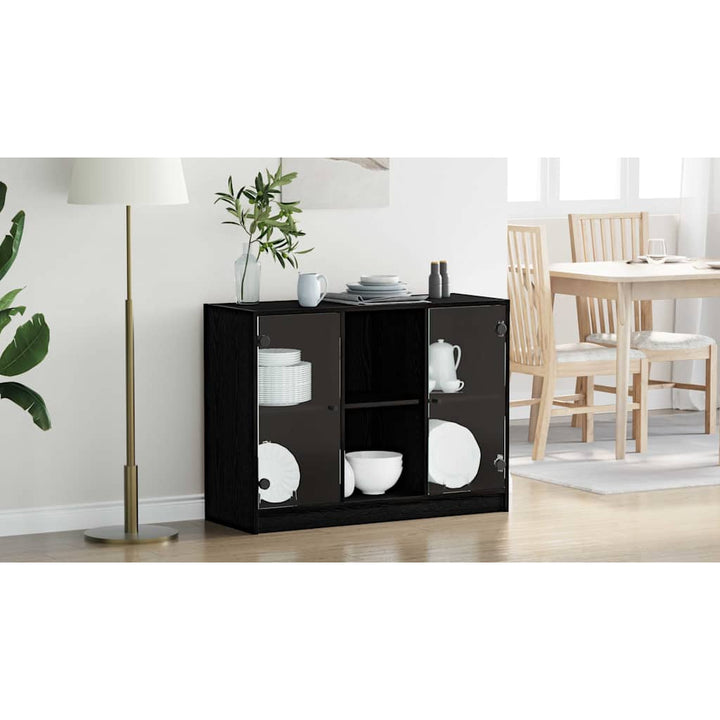 Sideboard Sort eg 100 x 37 x 75,5 cm