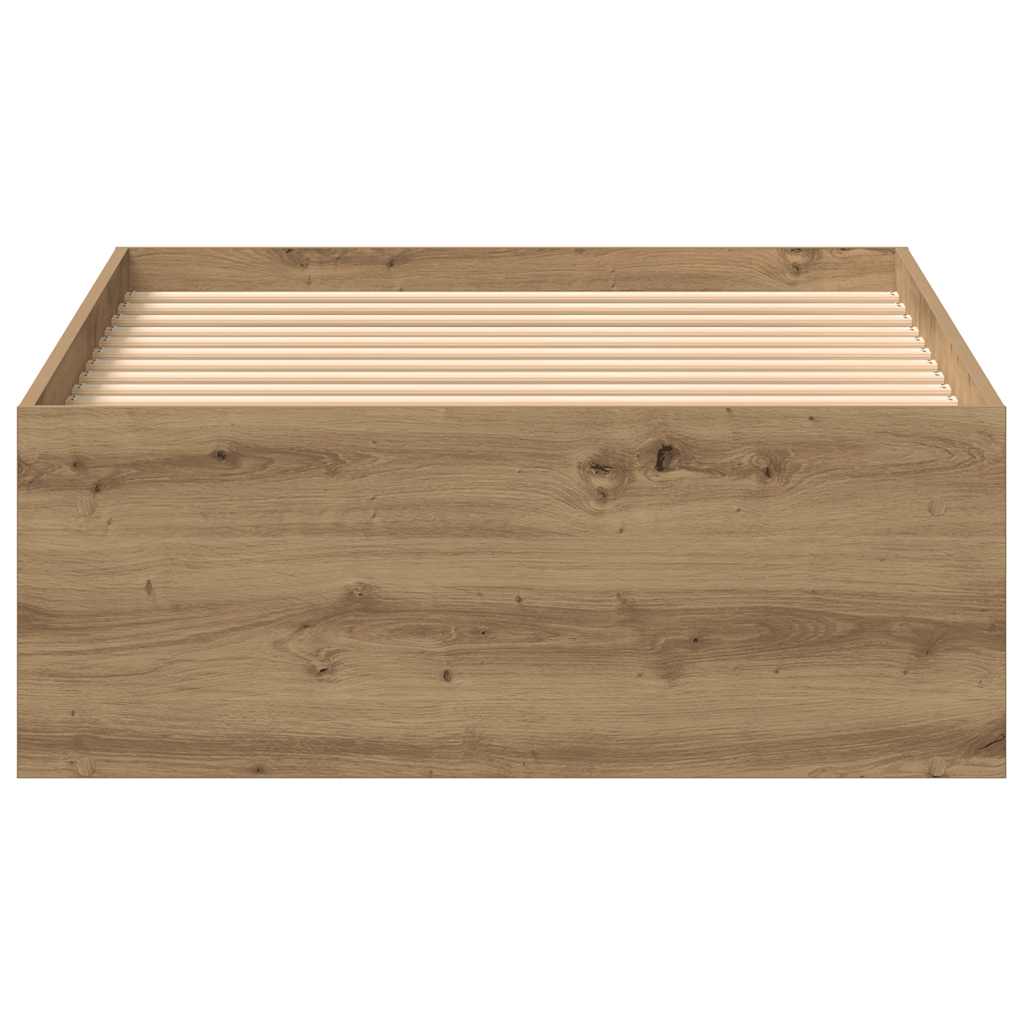 sengeramme 75x190 cm uden madras konstrueret træ kunsteg