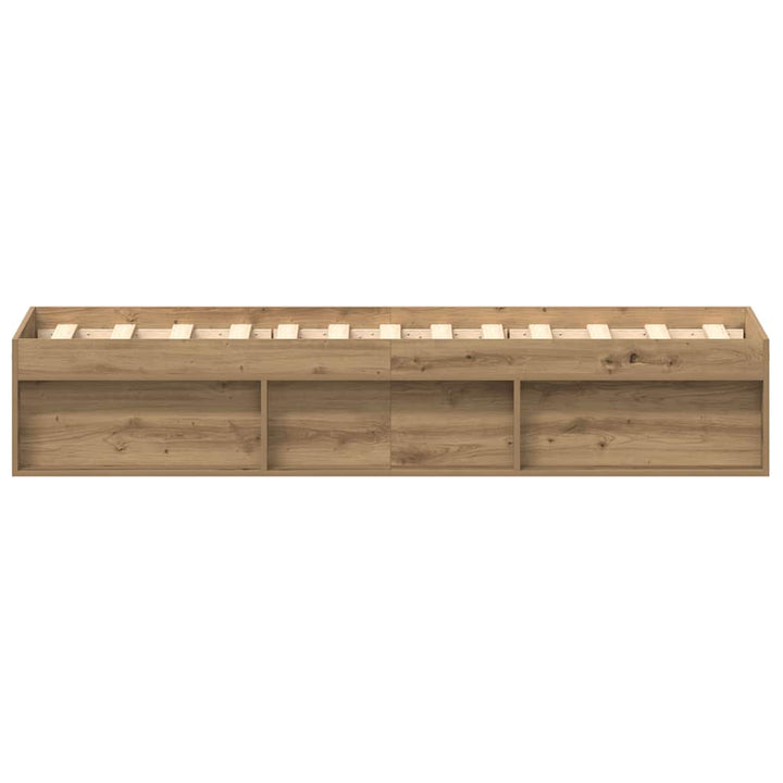 sengeramme 75x190 cm uden madras konstrueret træ kunsteg