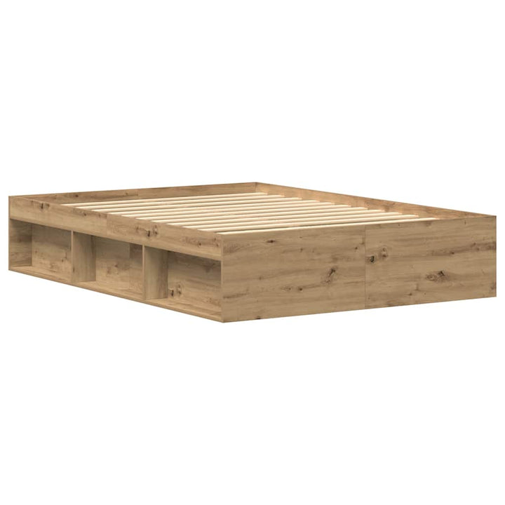 sengestel uden madras 135x190cm konstrueret træ kunsteg