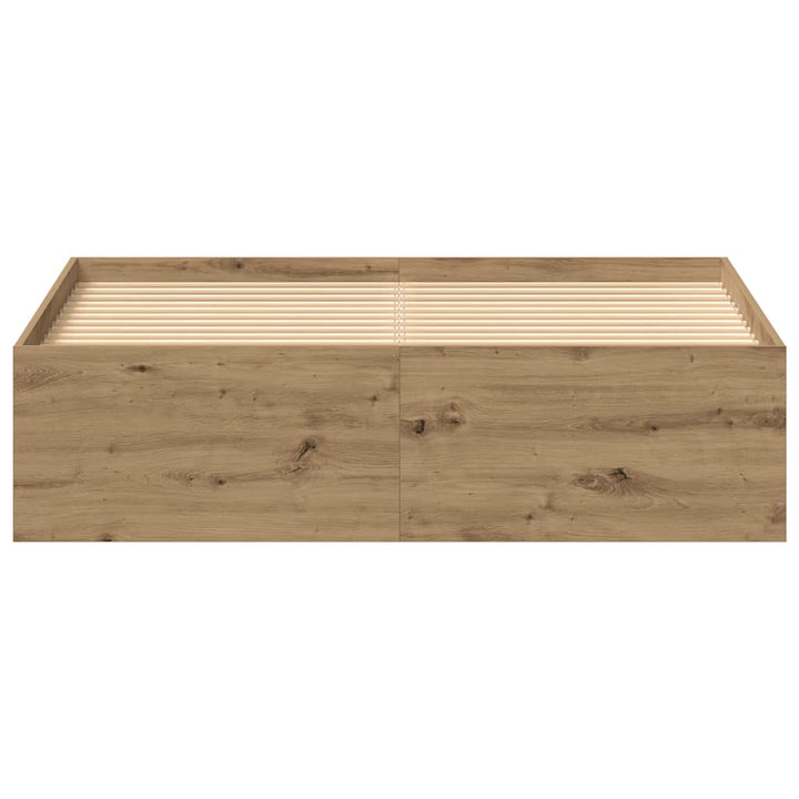 sengestel uden madras 135x190cm konstrueret træ kunsteg