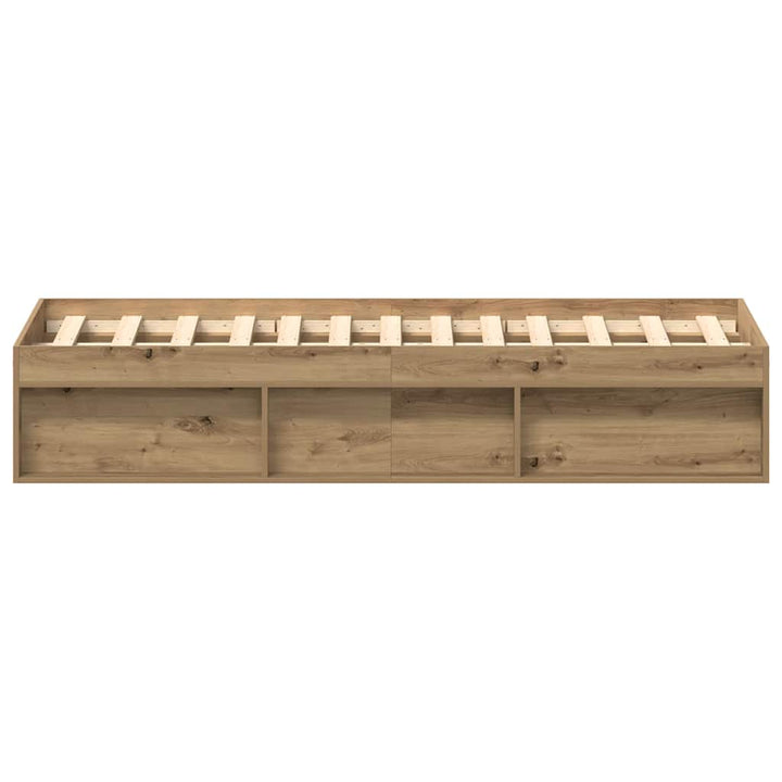sengestel uden madras 135x190cm konstrueret træ kunsteg