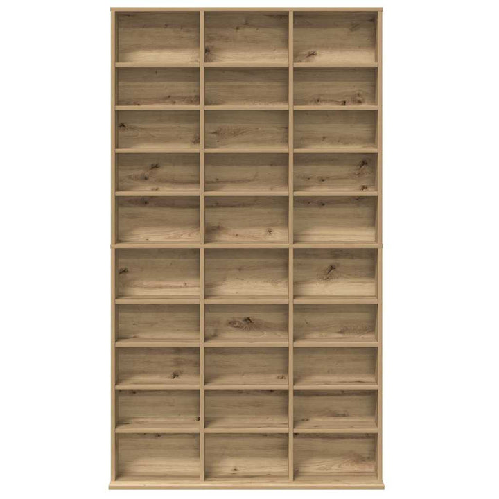 CD Skab Artisan Egetræ 101 x 23 x 177,5 cm Konstrueret træ