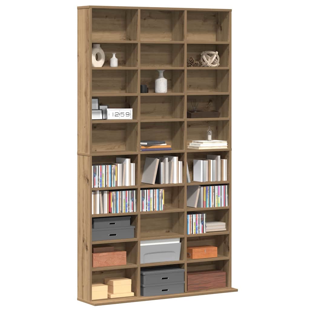 CD Skab Artisan Egetræ 101 x 23 x 177,5 cm Konstrueret træ