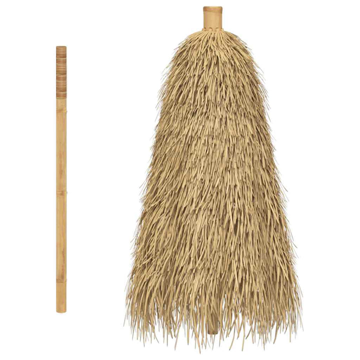 tiki-paraply med bananbladsbaldakin 150 cm bambus