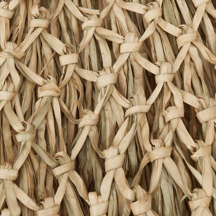 tiki-paraply med bananbladsbaldakin 150 cm bambus