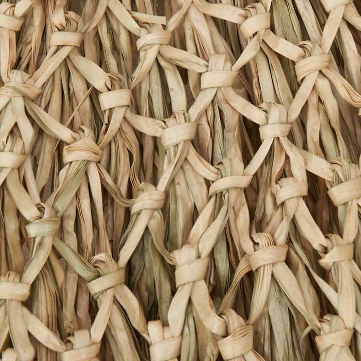 tiki-paraply med bananbladsbaldakin 180 cm bambus
