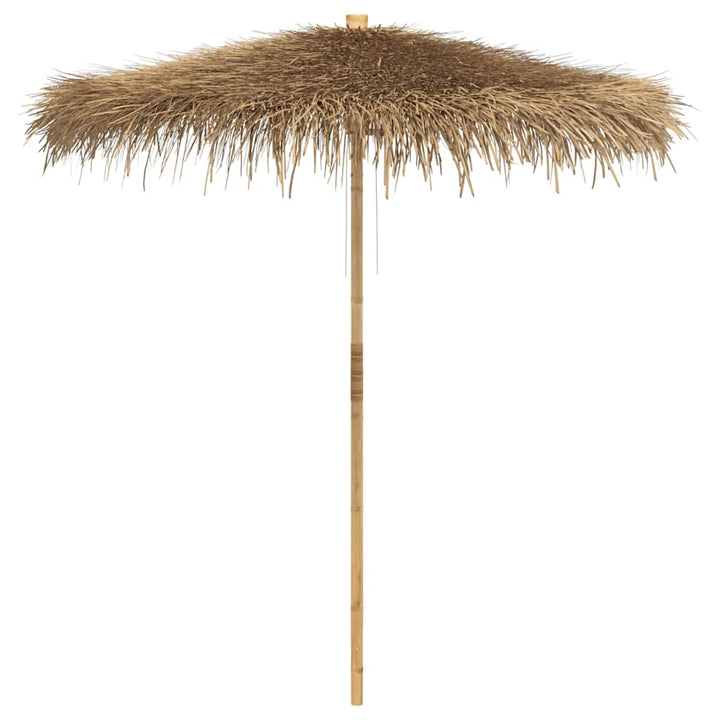 tiki-paraply med bananbladsbaldakin 240 cm bambus