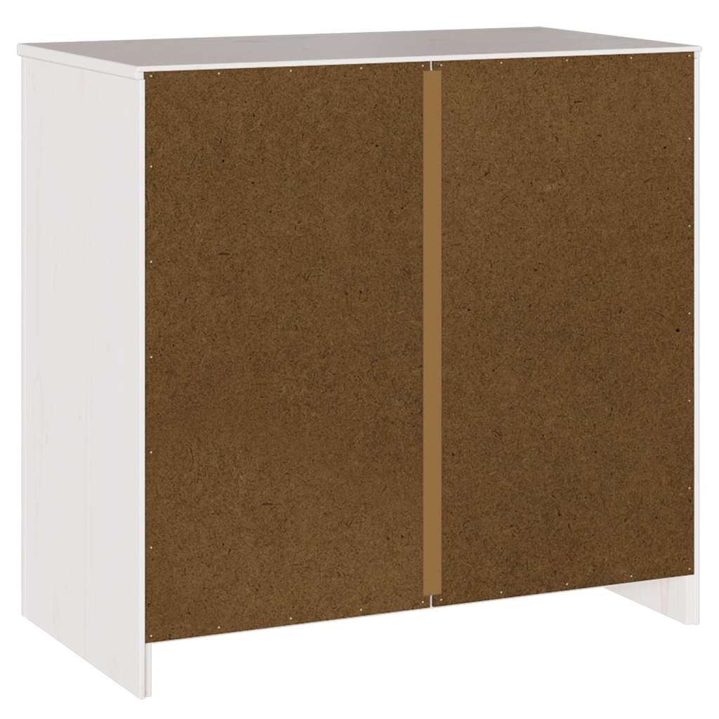 Sideboard Drammen Hvid 79 x 43 x 75.5 cm Massivt fyrretræ