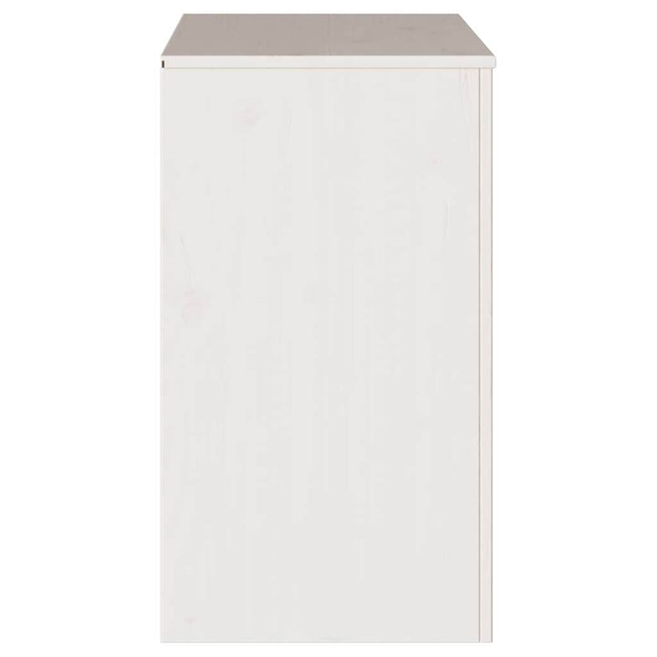 Sideboard Drammen Hvid 79 x 43 x 75.5 cm Massivt fyrretræ