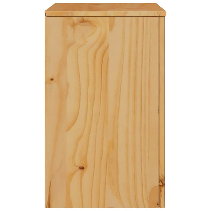 Sofabord Drammen Egetræsfarvet 45 x 35 x 56 cm Massiv fyrretræ