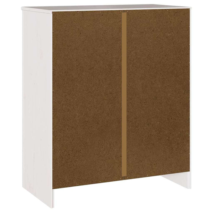 Skuffeskab Drammen Hvid 76,5 x 40 x 91 cm Massivt fyrretræ