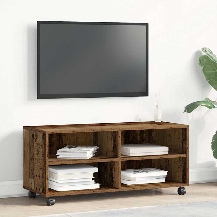TV-skab Brun 90 x 35 x 40.5 cm Konstrueret træ