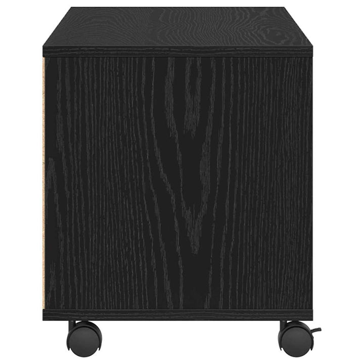TV-skab 90 x 35 x 40.5 cm Sort Konstrueret træ