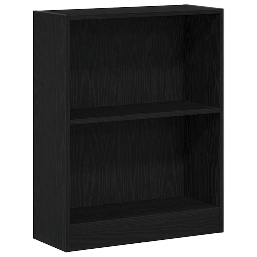 Bogskab Sort eg 60 x 24 x 76 cm Konstrueret træ