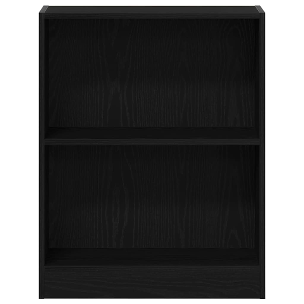 Bogskab Sort eg 60 x 24 x 76 cm Konstrueret træ