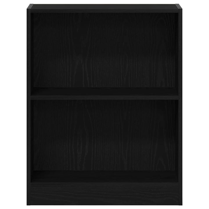 Bogskab Sort eg 60 x 24 x 76 cm Konstrueret træ