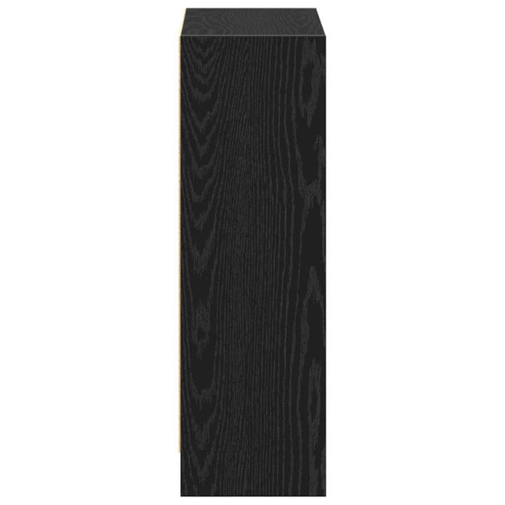 Bogskab Sort eg 60 x 24 x 76 cm Konstrueret træ