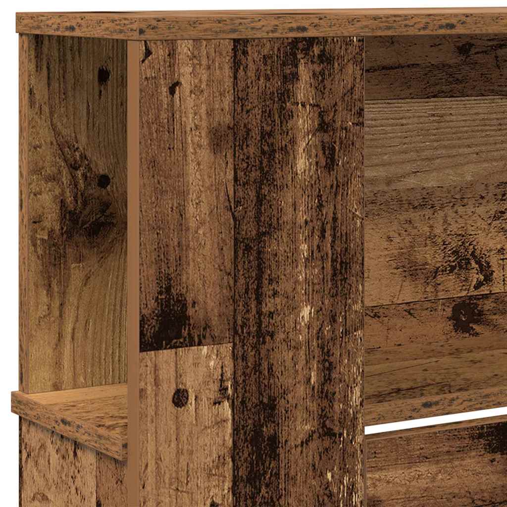 Hovedgærde Skab med hylde Gammelt træ 220 x 18,5 x 102,5 cm