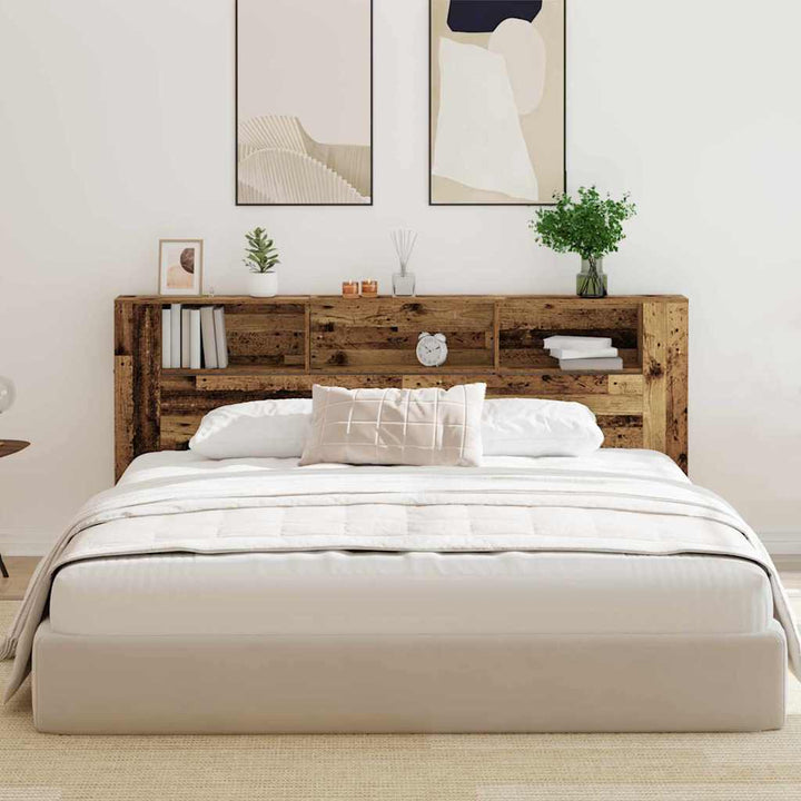 Hovedgærde Skab med hylde Gammelt træ 220 x 18,5 x 102,5 cm