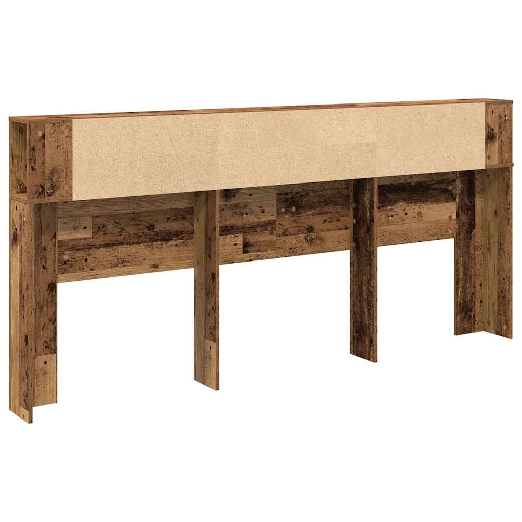 Hovedgærde Skab med hylde Gammelt træ 220 x 18,5 x 102,5 cm