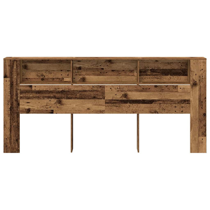 Hovedgærde Skab med hylde Gammelt træ 220 x 18,5 x 102,5 cm