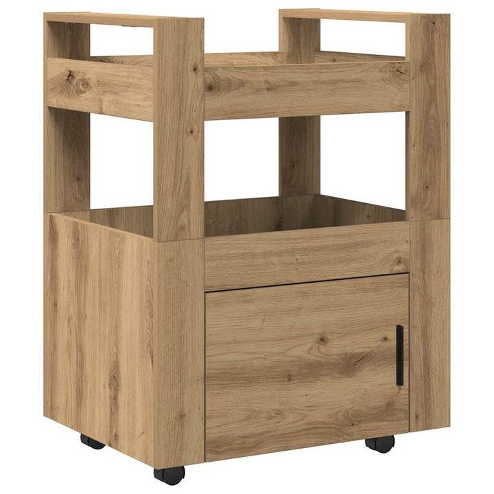 Køkkenvogn artisan eg 60 x 45 x 80 cm Konstrueret træ