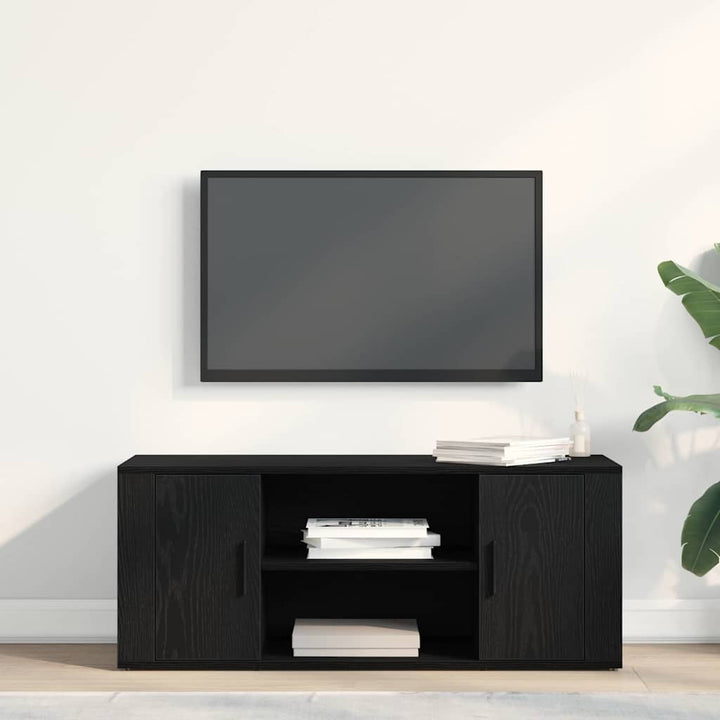 TV-skab 100 x 35 x 40 cm Sort eg Konstrueret træ