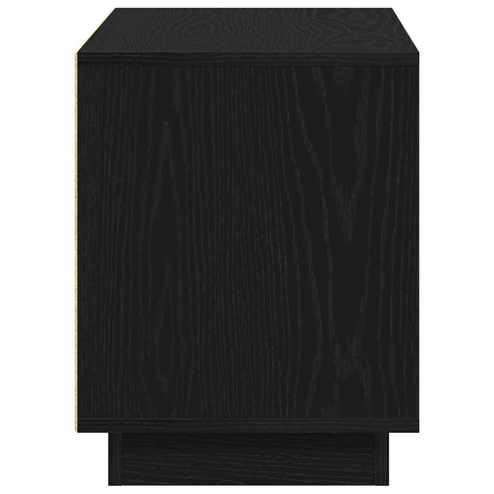 TV-skab 80 x 35 x 45 cm Sort eg Konstrueret træ
