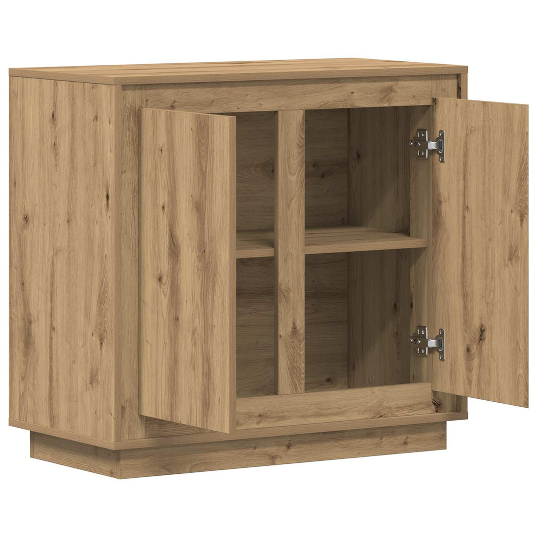 Sideboard Artisan Egetræ 80 x 40 x 75 cm Konstrueret træ