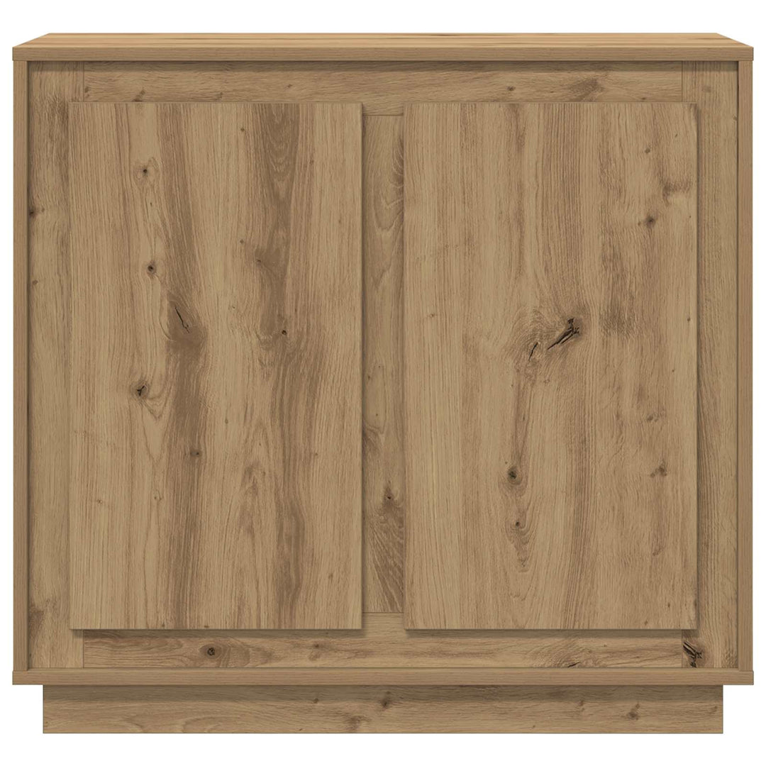 Sideboard Artisan Egetræ 80 x 40 x 75 cm Konstrueret træ