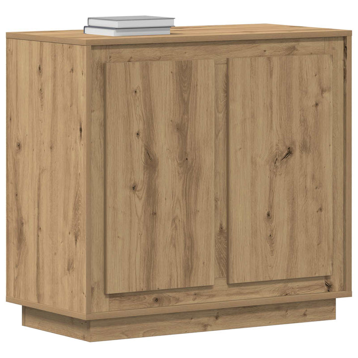 Sideboard Artisan Egetræ 80 x 40 x 75 cm Konstrueret træ