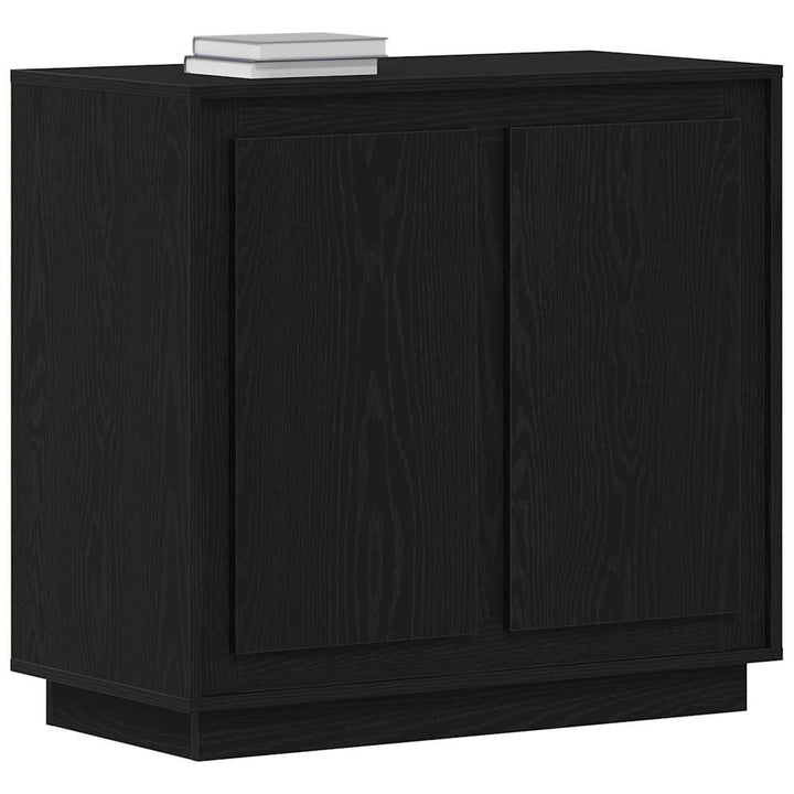 Sideboard Sort eg 80 x 40 x 75 cm Konstrueret træ