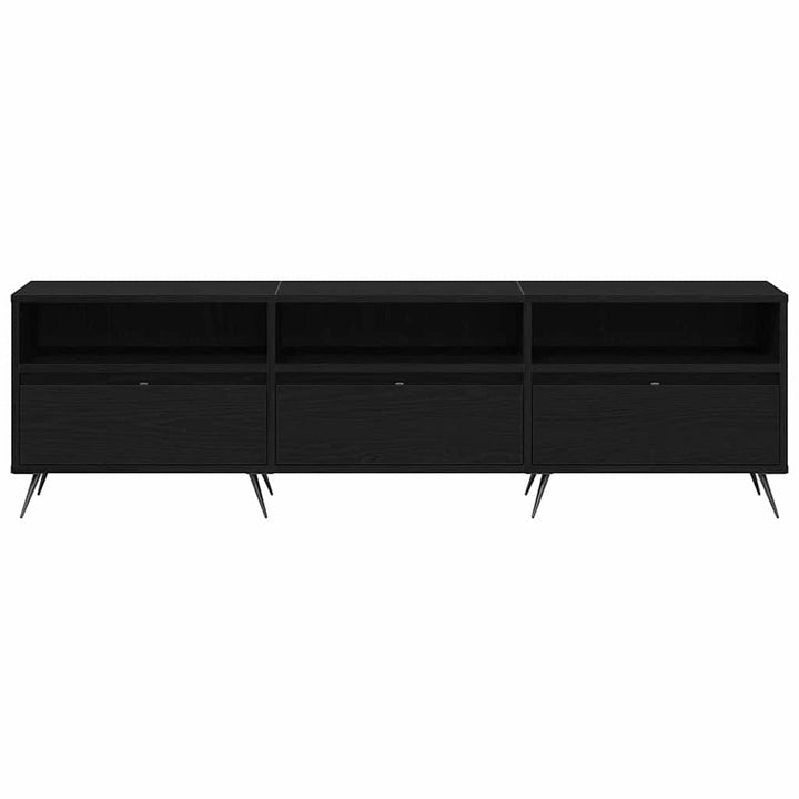 TV-skab Sort eg 150 x 30 x 44,5 cm Konstrueret træ
