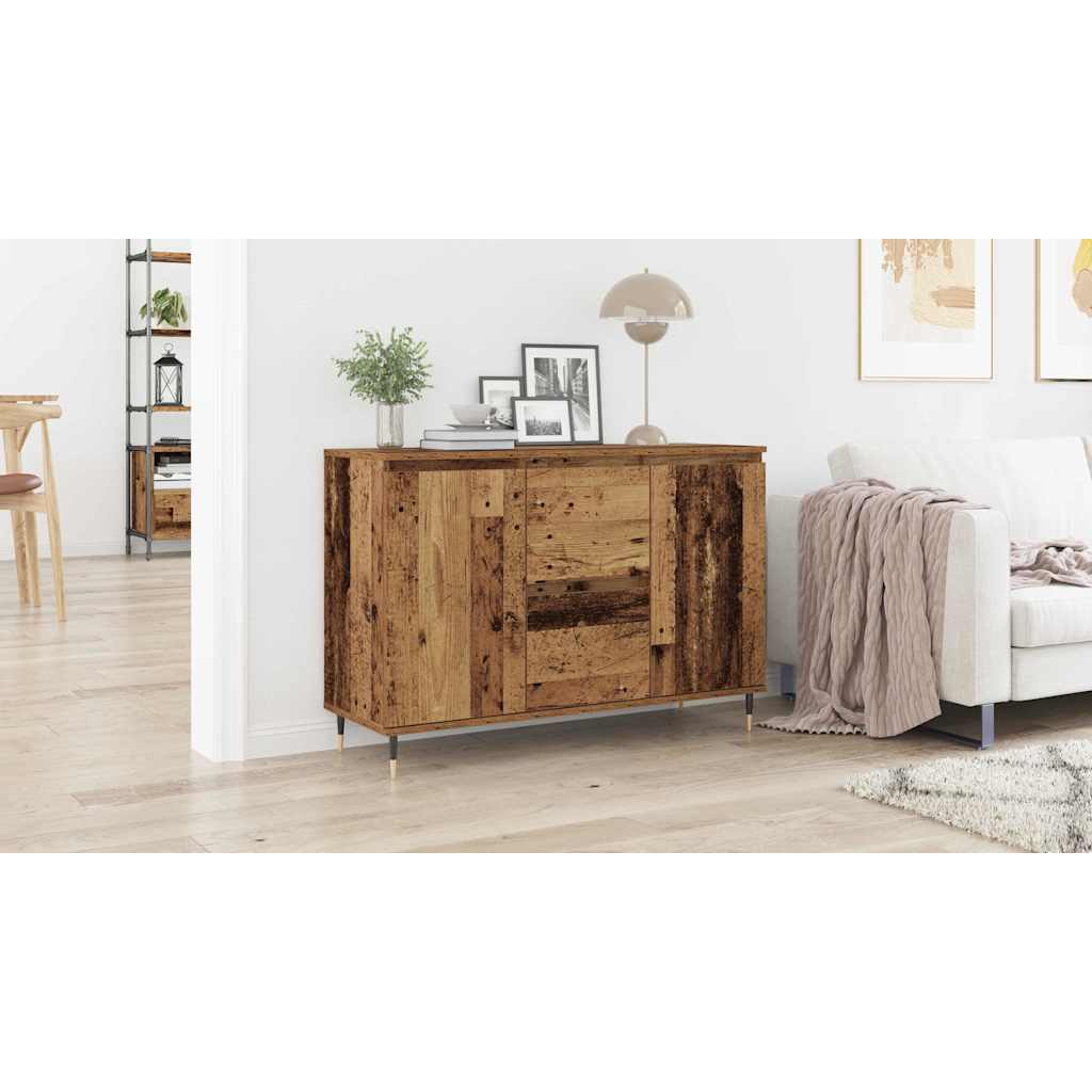 Sideboard Gammelt træ 101,5 x 35 x 70 cm Konstrueret træ