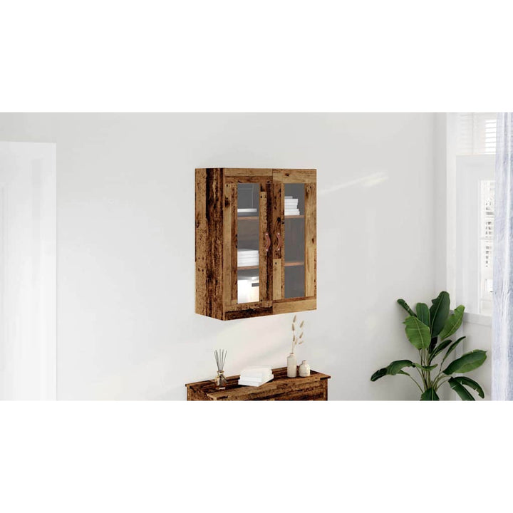 Vægskab Gammelt træ 69,5 x 34 x 90 cm Konstrueret træ