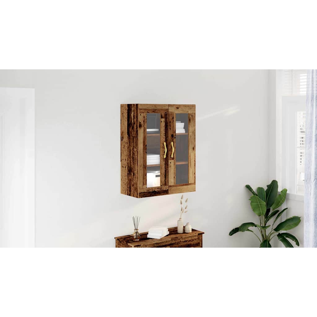 Vægskab Gammelt træ 69,5 x 34 x 90 cm Konstrueret træ