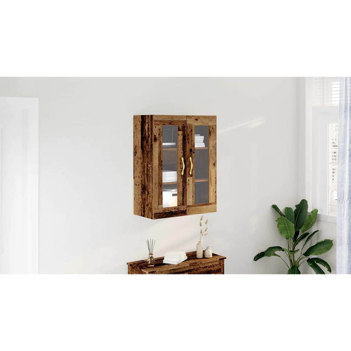 Vægskab Gammelt træ 69,5 x 34 x 90 cm Konstrueret træ